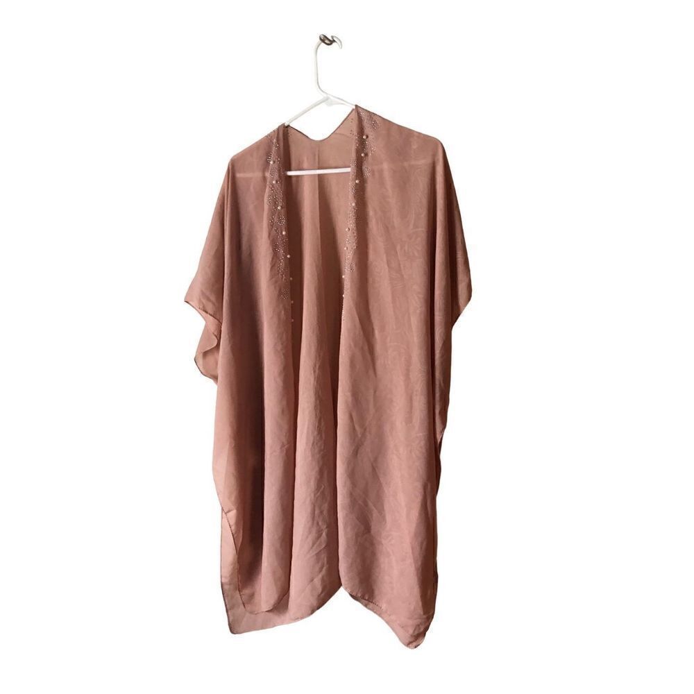 Jessica McClintock Sheer Plus Size Kimono